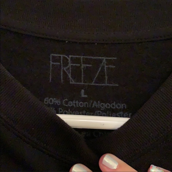 Juniors crop Bad and Boozy long sleeve top - Picture 2 of 2